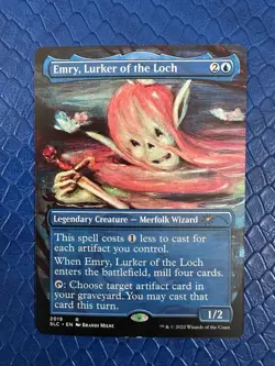 Emry, Lurker of the Loch Borderless (2019) LP Secret Lair Countdown Kit - Image 1