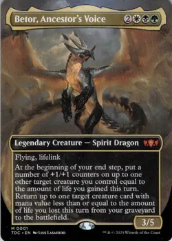 MTG Betor, Ancestor's Voice (Borderless (1) | NM | Tarkir: Dragonstorm {TDC} - Image 1