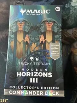 New Sealed MH3 Tricky Terrain Collector's Edition Commander Deck - Image 1