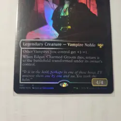 Dracula the Voyager - Edgar, Charmed Groom, Foil, 341, NM Innistrad: Crimson Vow - Image 2