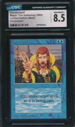 Beta Counterspell CGC 8.5 Graded Magic MTG (4013) -magicgraders- - Image 1