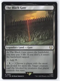 The Black Gate R Commander: The Lord of the Rings: Tales of Middle-earth 80 NM - Image 1