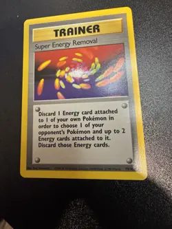 Shadowless Super Energy Removal Rare Unlimited Base Set 079/102 Pokemon TCG NM - Image 1