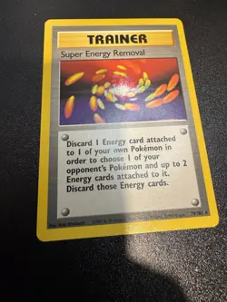 Shadowless Super Energy Removal Rare Unlimited Base Set 079/102 Pokemon TCG NM - Image 2