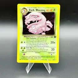 Pokemon TCG - Dark Weezing - 14/82 - Holo Unlimited - Team Rocket - Image 1