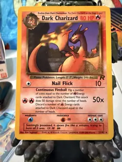 Dark Charizard 21/82 Pokemon Team Rocket Unlimited (Non Holo) - LP - Image 1