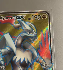 Pokemon TCG White Kyurem GX SM141 Sun Moon Dragon Majesty Promo Full Art NM - Image 4