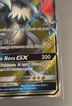 Pokemon TCG White Kyurem GX SM141 Sun Moon Dragon Majesty Promo Full Art NM - Image 5