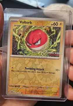 Pokemon 151 Professor Program Stamped Voltorb - Reverse Holo 100/165 - Image 1