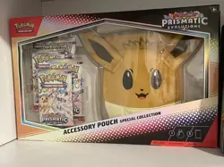 Pokemon Prismatic Evolutions Accessory Pouch Special Collection New Sealed - Image 1