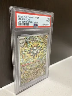 2024 POKEMON SVP EN-SV BLACK STAR PROMO #159 MAGNETON PSA 9 - Image 3