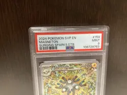2024 POKEMON SVP EN-SV BLACK STAR PROMO #159 MAGNETON PSA 9 - Image 4