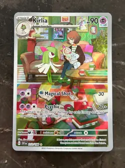 Pokemon Scarlet and Violet - KIRLIA - ILLUSTRATION RARE - 212/198 - NM - Image 1