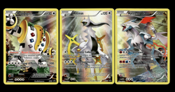 Pokemon Regigigas , Arceus, Kyurem Blanc XY81, 82, 83 Promo FR Artwork Set - Image 1