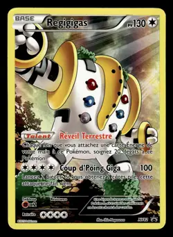 Pokemon Regigigas , Arceus, Kyurem Blanc XY81, 82, 83 Promo FR Artwork Set - Image 2