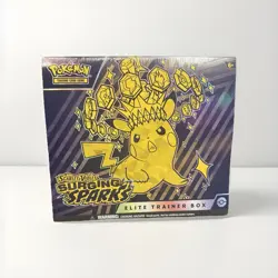 Pokemon TCG Scarlet & Violet SURGING SPARKS Elite Trainer Box FACTORY SEALED ETB - Image 1