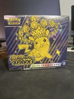 Pokemon TCG Scarlet & Violet SURGING SPARKS Elite Trainer Box FACTORY SEALED ETB - Image 5