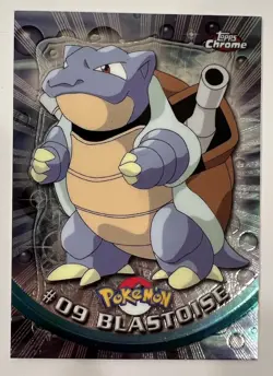 TOPPS CHROME Holo Blastoise LP+ 2000 Pokemon - Image 1