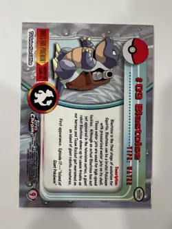 TOPPS CHROME Holo Blastoise LP+ 2000 Pokemon - Image 2