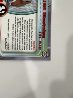 TOPPS CHROME Holo Blastoise LP+ 2000 Pokemon - Image 4