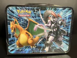 POKEMON COLLECTORS CHEST TIN 2019 ARMORED MEWTWO CHARIZARD SEALED NEW ENGLISH 820650805462 - Image 1