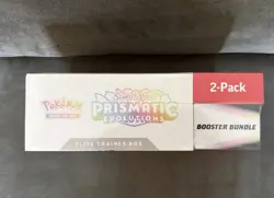 Pokemon TCG Prismatic Evolutions ETB with Booster Bundle Costco 2-Pack Sealed - Image 2