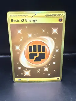 Pokemon Basic Fighting Energy 258/198 SV01: Scarlet & Violet Base Set Holo - Image 2