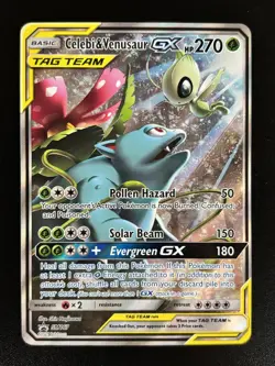 Celebi & Venusaur GX SM167 Sun & Moon Promos Shin Nagasawa Pokemon TCG - Image 1