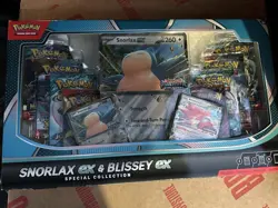 Pokemon TCG Snorlax ex and Blissey ex Special Collection Box Factory Sealed - Image 1