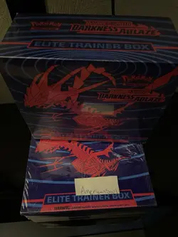 Lot Of 2 Pokemon TCG Sword and Shield Darkness Ablaze Elite Trainer Box/ Sealed - Image 1