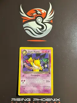 Rising Phoenix Pokemon - Dark Hypno 26/82 Team Rocket Rara MP Ita #2354 - Image 1