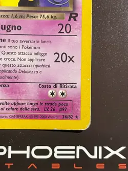 Rising Phoenix Pokemon - Dark Hypno 26/82 Team Rocket Rara MP Ita #2354 - Image 5