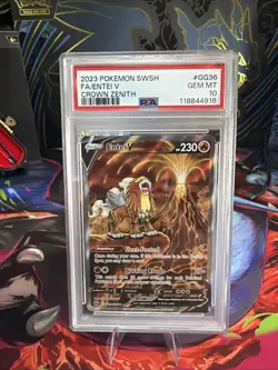 Pokemon TCG Crown Zenith Entei v Galarian Gallery GG36/GG70 PSA 10 - Image 1