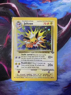 Rare Dutch Jolteon - Jungle Set 20/64 Holo LP/MP Pokemon Base Vintage Free S&H - Image 1