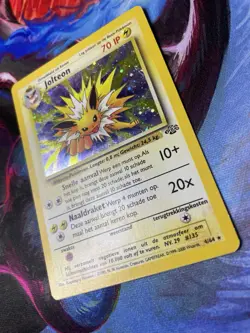 Rare Dutch Jolteon - Jungle Set 20/64 Holo LP/MP Pokemon Base Vintage Free S&H - Image 5