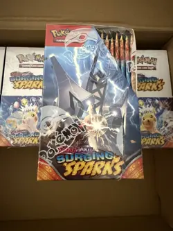 Pokemon TCG Surging Sparks Half Booster Box SEALED 18 Packs NEW X5 - Image 2