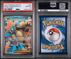2025 POKEMON MEG EN-MEGA EVOLUTION ULTRA RARE #164 MEGA KANGASKHAN EX PSA 10 - Image 3