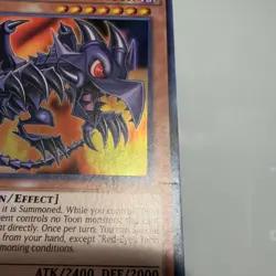 Yugioh Red-Eyes Toon Dragon SHVI-EN036 Super Rare 1st Ed MP - Image 3
