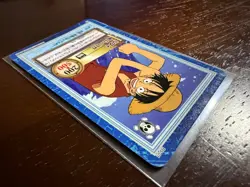 Luffy Vintage Carddass Hyper Battle Japanese Card CHB S02 ONE PIECE Bandai - Image 4