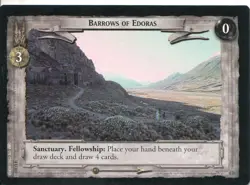 Lord Of The Rings CCG Card TTT 4.U337 Barrows Of Edoras - Image 1