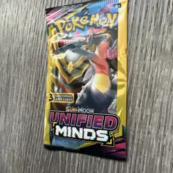 Pokemon Sun & Moon Unified Minds | 3 Card Mini Booster Pack Factory Sealed - Image 3