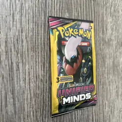 Pokemon Sun & Moon Unified Minds | 3 Card Mini Booster Pack Factory Sealed - Image 2
