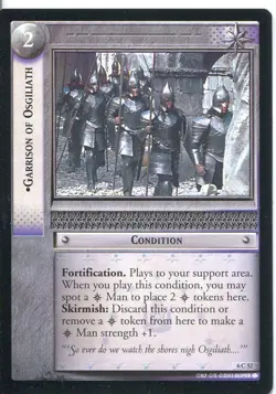 Lord Of The Rings CCG Card EoF 6.C52 Garrison Of Osgiliath - Image 1