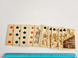 CARTE DA GIOCO LUXUS SKAT KARTEN SCHMID 22901 ORIGINAL VINTAGE PLAYING CARD NEW - Image 4