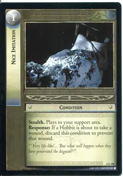 Lord Of The Rings CCG Card MoM 2.U106 Nice Imitation - Image 1