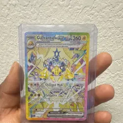 Galvantula ex Tera Secret Rare Holo Pokemon TCG Card 168/142 Lightning 2024 - Image 1