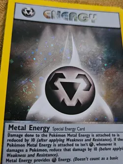 LP Pokemon METAL ENERGY Card NEO GENESIS Set 19/111 Holo Rare WOTC - Image 4