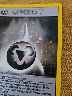 LP Pokemon METAL ENERGY Card NEO GENESIS Set 19/111 Holo Rare WOTC - Image 5