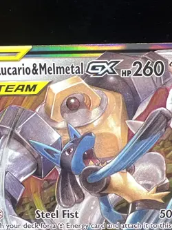 Pokemon Lucario and Melmetal GX SM Unbroken Bonds Card 120/214 - Image 3