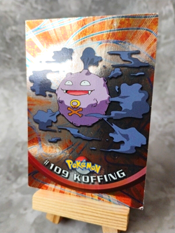 Koffing - Foil - Vintage 1999 1st Edition / Blue Label Topps Pokemon Card - Image 1